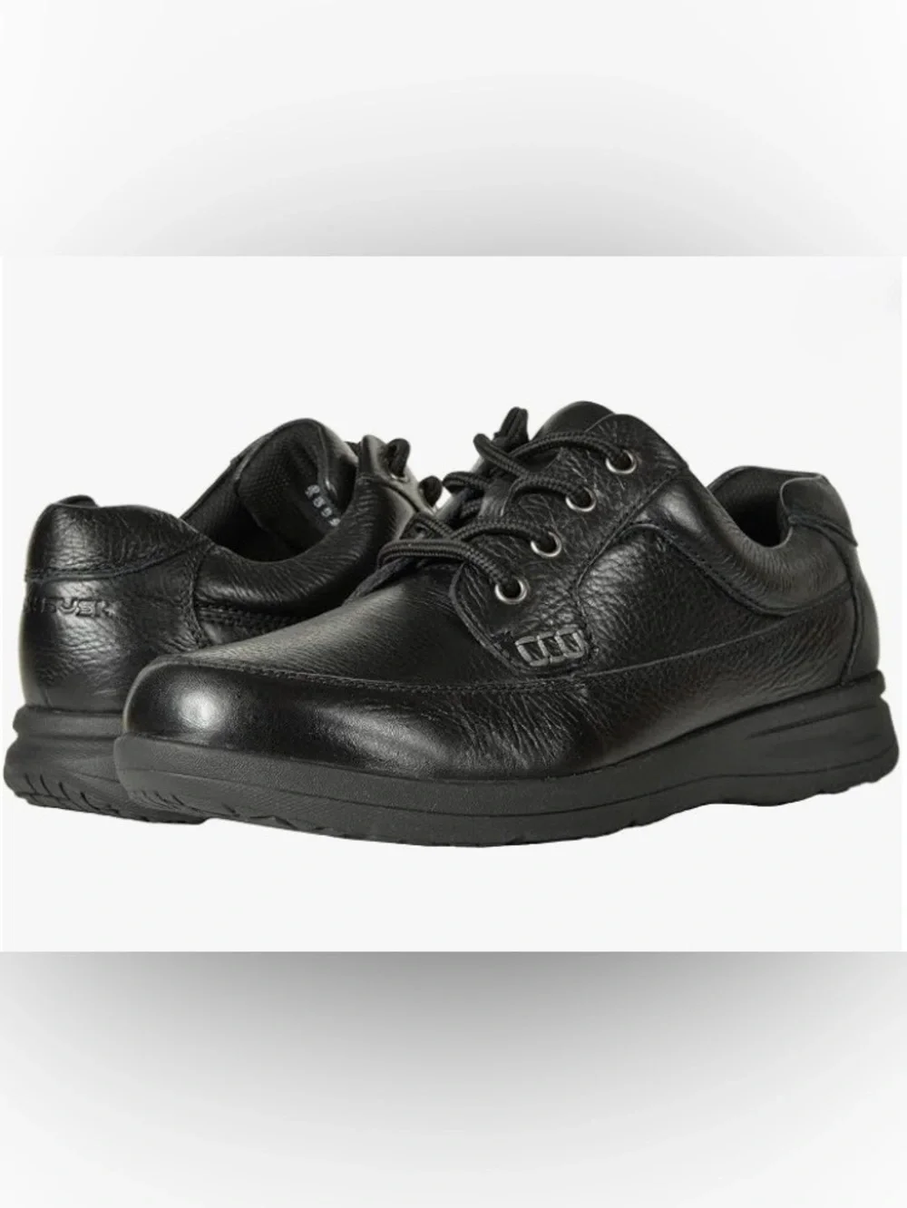 Nunn Bush Men's Black Leather Derby Shoes Size 10
